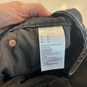 American eagle black shorts